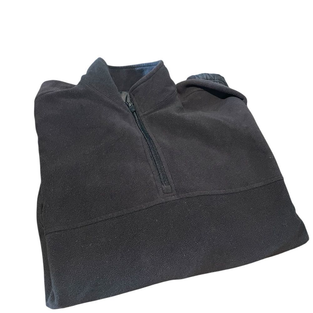 Pro tour side Xl 1/4 zip pullover Men's Black Half-Zip Sweater excellent